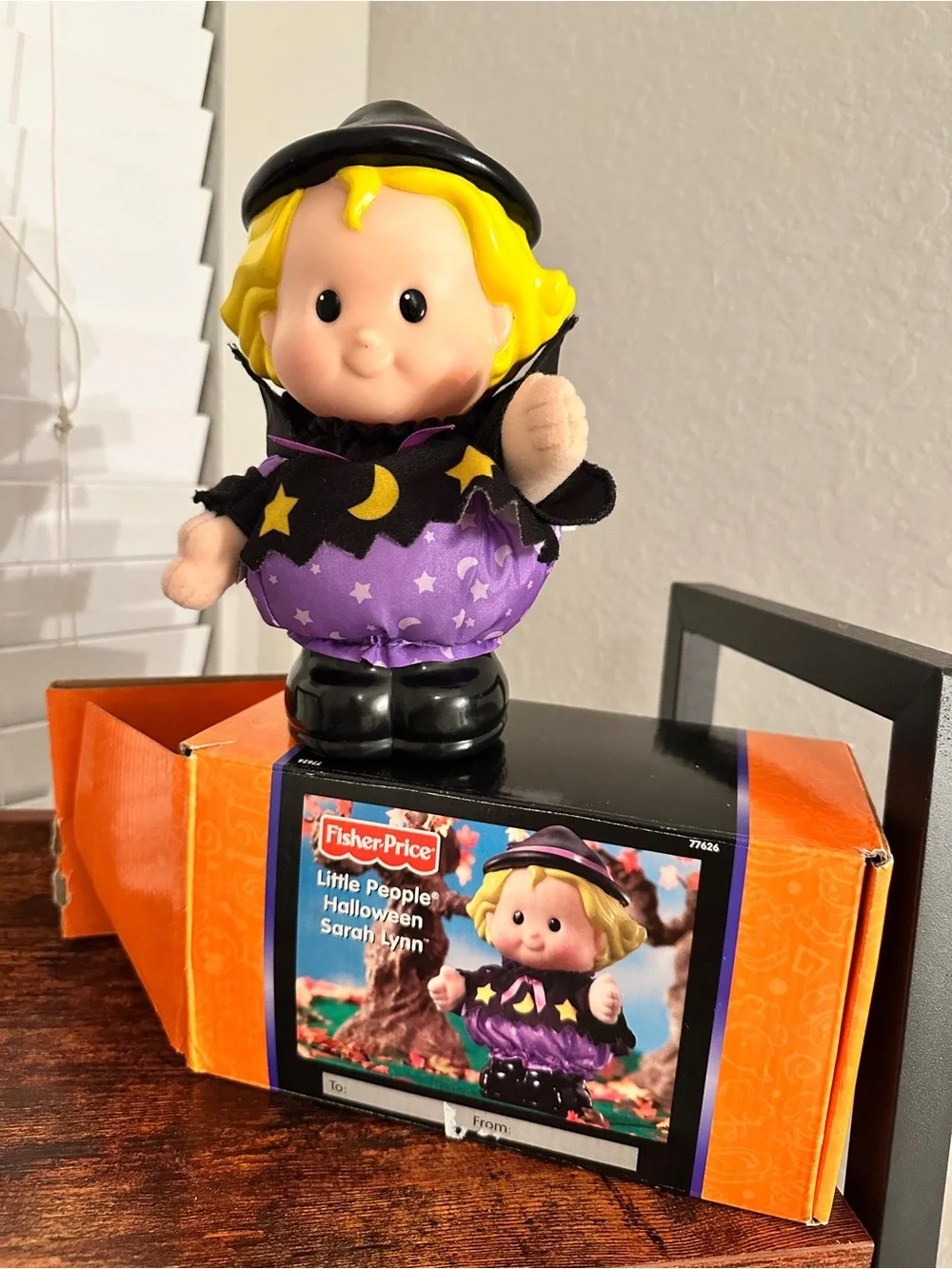 Fisher Price Little People Spooky Sound Halloween Sarah Lynn Witch Pumpkin Eddie